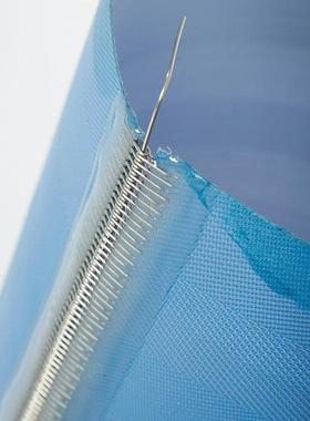 真空脱硫滤布蓝色机械带式钢厂冶金厂用滤布抗磨耐用源厂