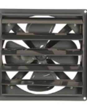 金环工业方型排风扇厨房抽风机家用工厂油烟静音换气扇百叶带网