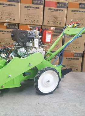 山东手扶柴油两行播种机茶园除草施肥耘播机果园施肥旋