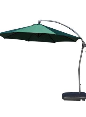 3米手推香蕉伞含60KG灌水底座防雨工具遮阳伞直对可