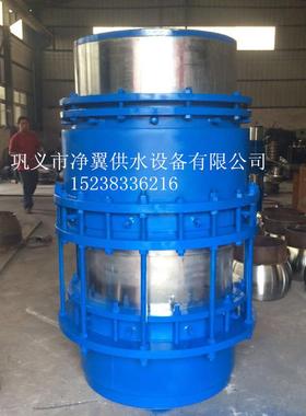 钢制管道伸缩器焊接直流无推力压力平衡双向套筒补偿器