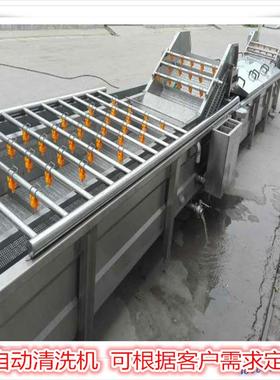 全自动高压喷淋清洗机高压喷淋橙子香蕉果蔬海鲜清洗机