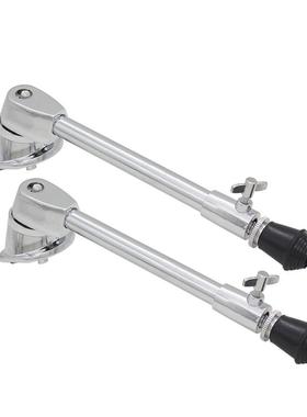 架子鼓鼓腿低音鼓爵士鼓固定鼓腿铁电镀2个装底鼓支架腿乐器配件