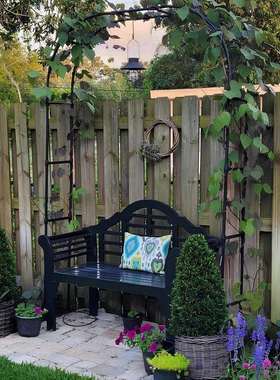 拱门花架爬藤架月季玫瑰别墅花园户外婚礼葡萄架子庭院拱形支柱