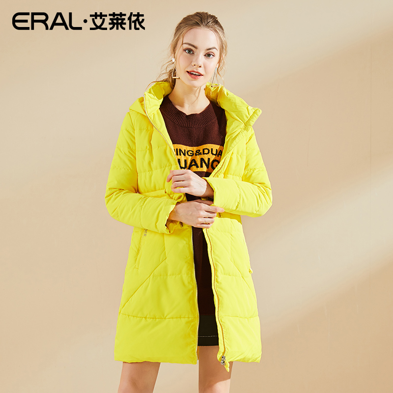 2017 FDAA 16181 ERAL 艾莱依 秋冬韩版加厚连帽羽绒服女中长款收腰 2017 FDAA 16181 ERAL 艾莱依 秋冬韩版加厚连帽羽绒服女中长款收腰