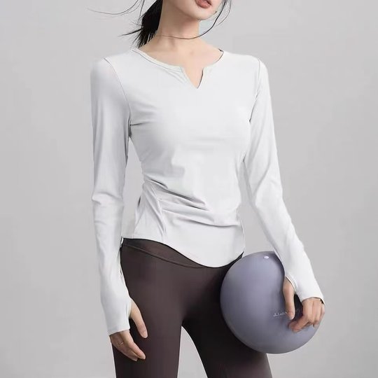 Высококачественная одежда для йоги с нагрудными подушечками для профессионального пилатеса.