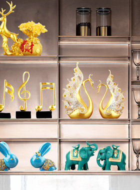 2023新款家居客厅酒柜装饰品摆件