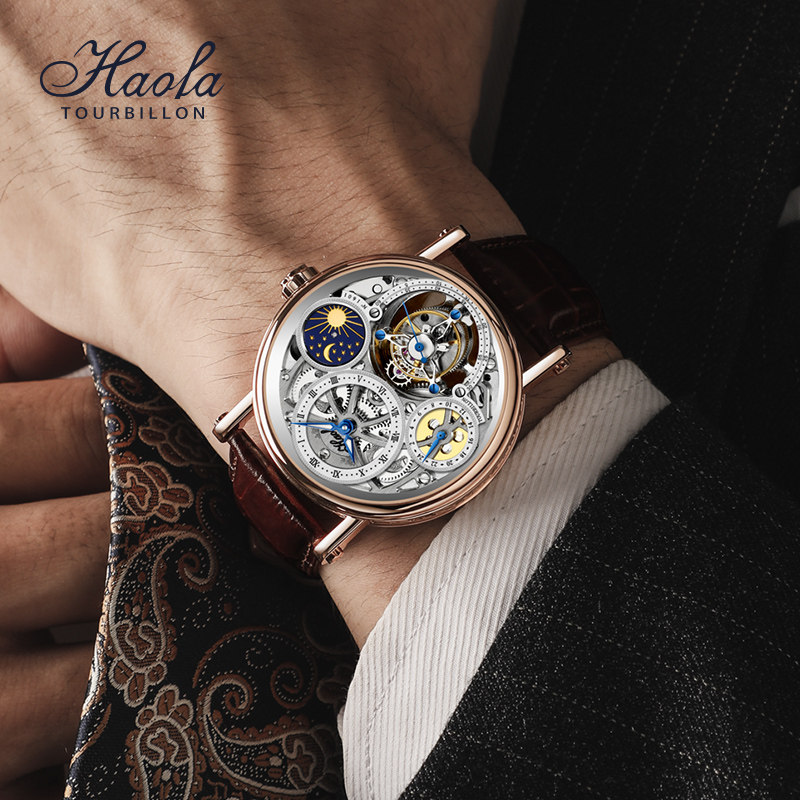 2020新款豪法陀飞轮3d全镂空手表 haofatourbillon国产腕表