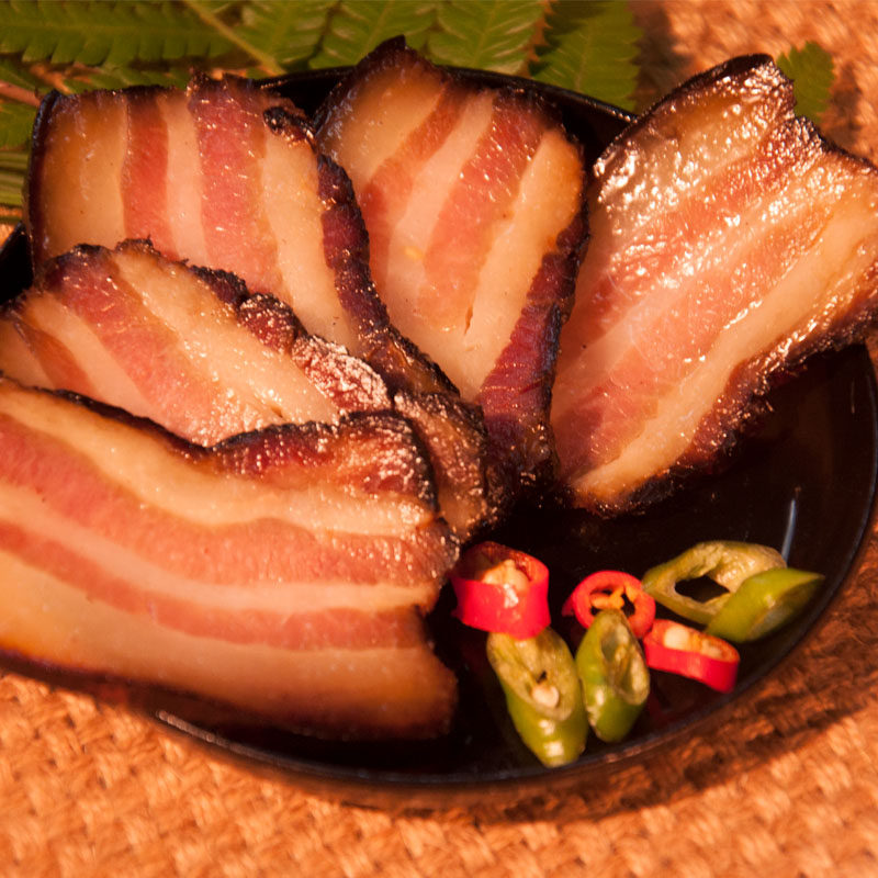 共5斤张大娘四川土特产 香肠 柴火腊肉熏肉 排骨包邮腊味真空包装