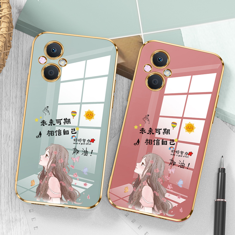 适用oppoA96手机壳oppo保护A96硅胶套5G全包边PFUM10防摔opa加油外壳oppa直边电镀软壳opopa女oopoa男潮opooa-图1