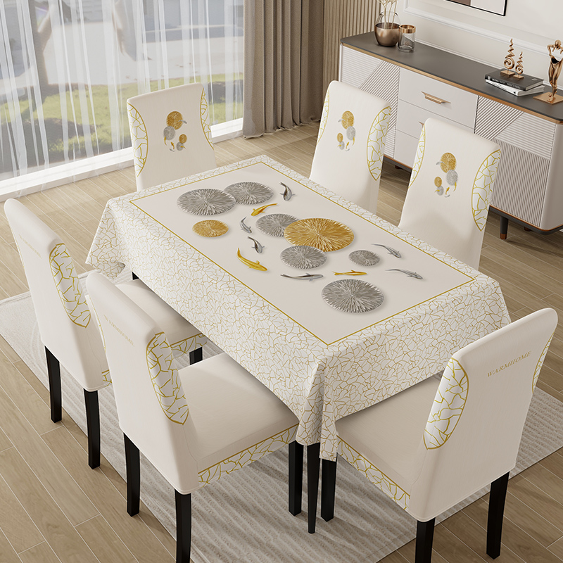 新款欧式餐桌椅子套罩靠背连体凳子套通用餐椅垫椅套客厅家用加厚