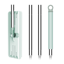 Home Airworthiness original Enlarged Flat Mop Rod Subsuit (Stems flat head mop head) Dry and wet
