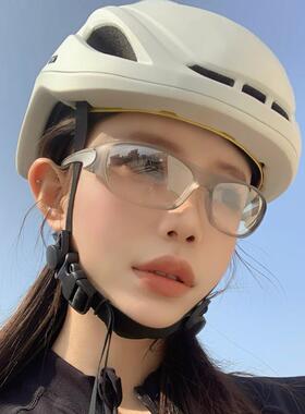 骑行日夜两用登山护目户外Y2K朋克太阳眼镜女网红辣妹眼镜欧美太