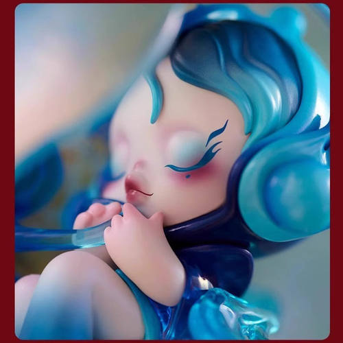 POPMART泡泡玛特SKULLPANDA邸语观中景SP明盒手办公仔潮玩摆件娃 - 图3