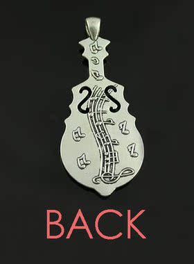 音乐吉他嘻哈风挂饰吊坠来图定制