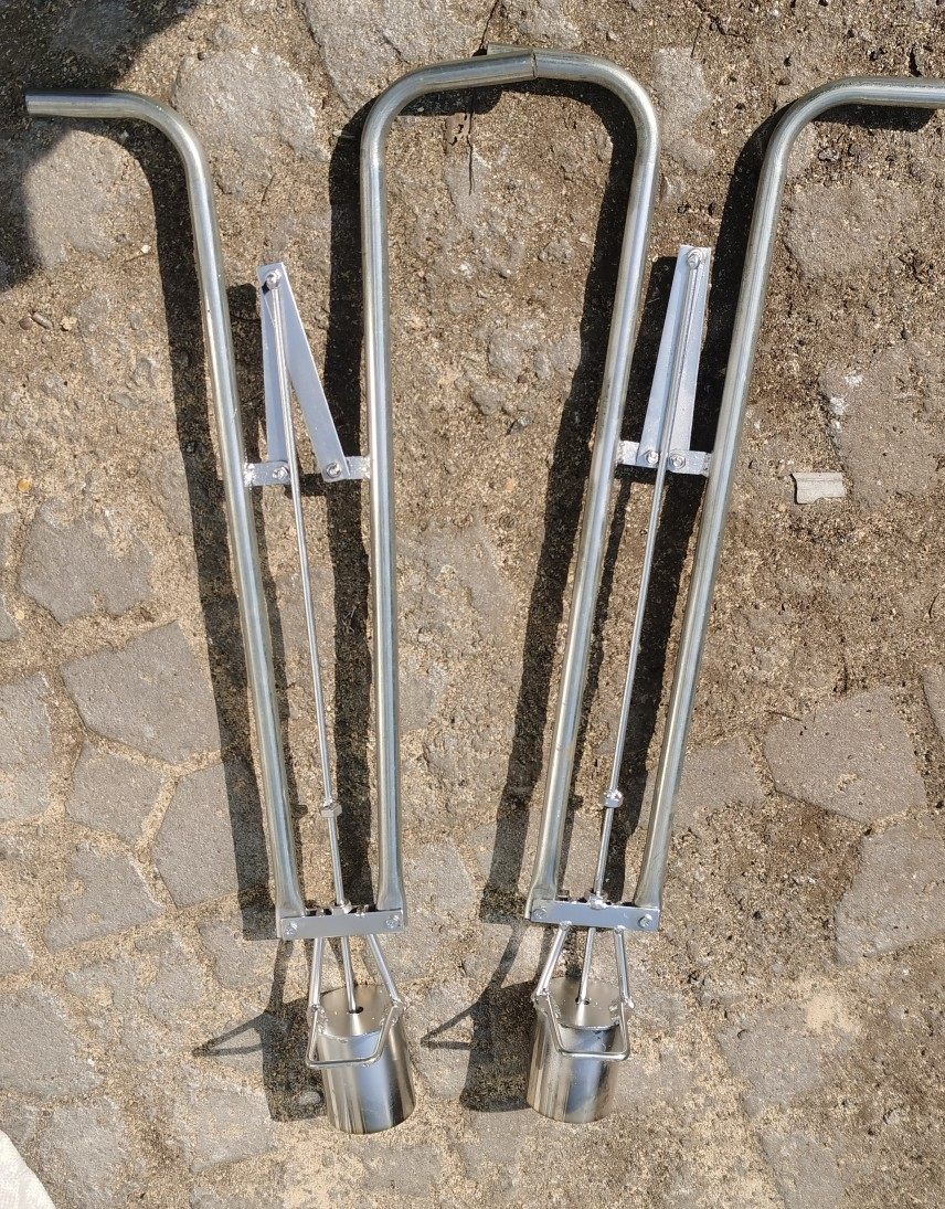 地膜打孔器种植种瓜定距尺移栽器打洞器取土器双杆栽苗器不锈钢,淘宝优惠券,粉丝福利购,淘宝优惠卷