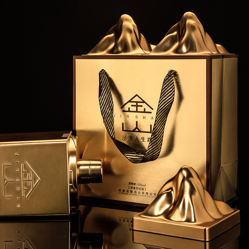 川酒集团 金山 漫漫人生路 52度浓香型白酒 500mL*2瓶礼盒装 天猫优惠券折后￥218包邮（￥998-780）