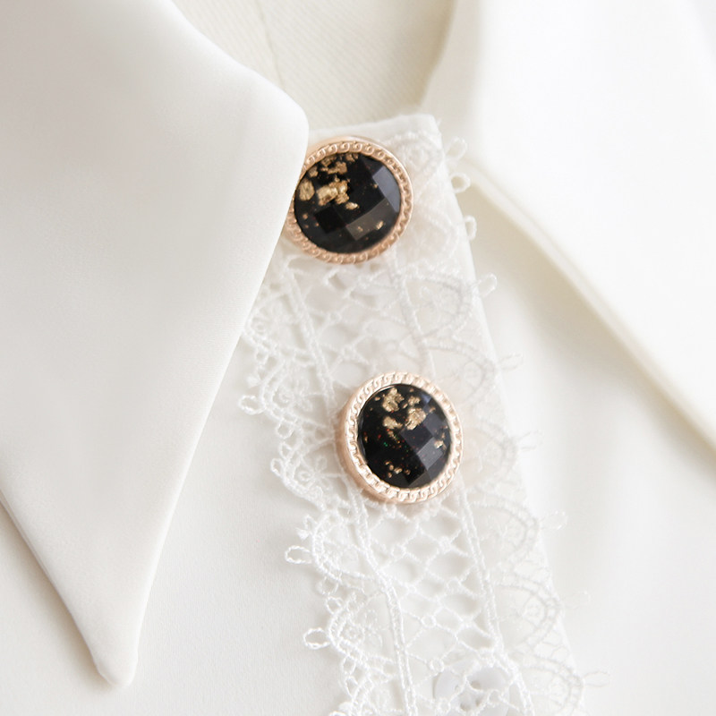 人彩衣村职业正装气质白色女衬衫 人彩衣村衬衫