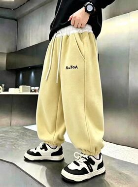 儿童春秋卫裤新款男童女