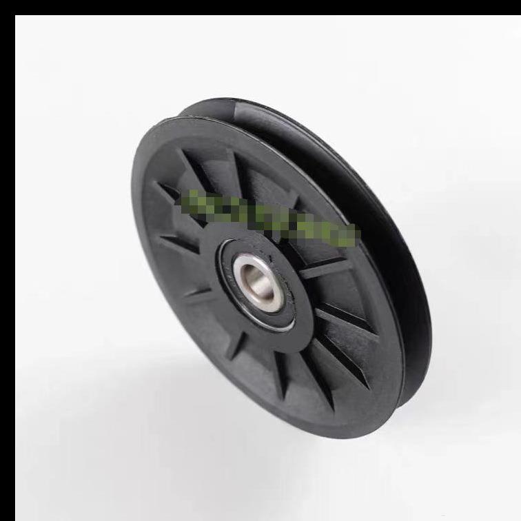 Suitable for Yongda elevator hall door wire rope pulley car door wire rope pulley diameter 90mm thick 11MM shaft 6200Z