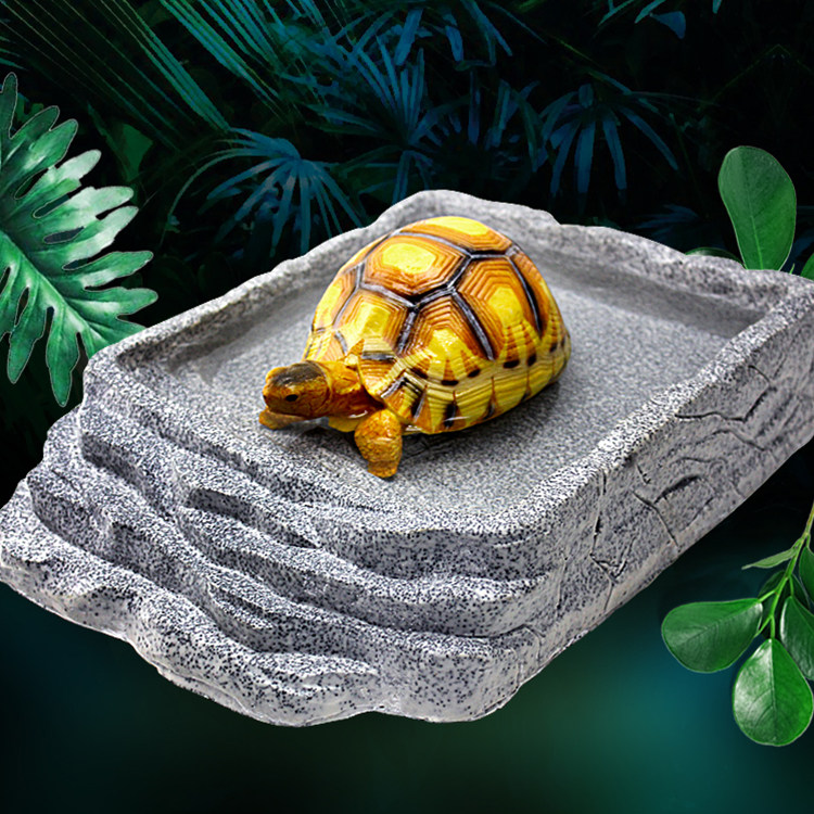 爬宠食盆蜥蜴陆龟角蛙专用泡澡盆饲养箱造景装饰守宫宠物蛇饮水盆,淘宝优惠券,粉丝福利购,淘宝优惠卷