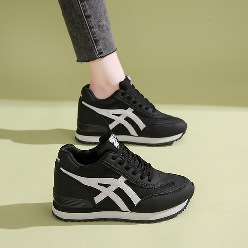 小个子内增高8CM女鞋爆款小白鞋2025年新款运动鞋春季34码休闲鞋 - 图3