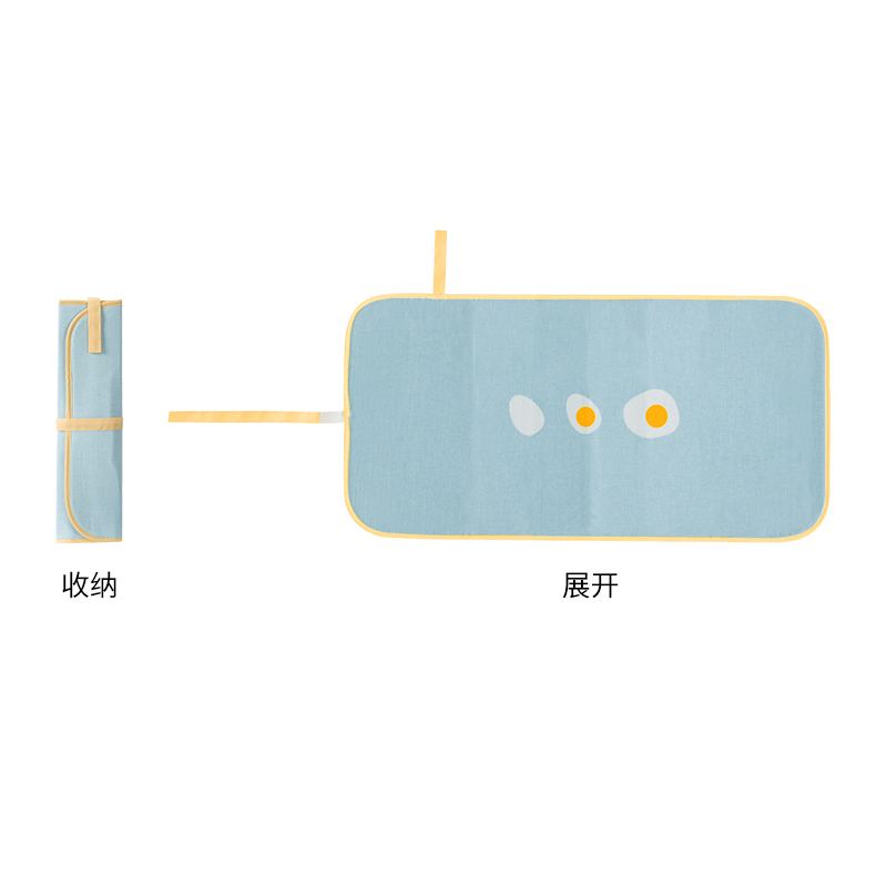 日本天马家用可折叠熨衣垫耐高温烫衣垫桌面隔热熨烫布加厚熨烫板-图3