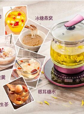 高颜值养生壶全自动加厚玻璃炖汤壶电热烧水壶家家用煮茶器大容量