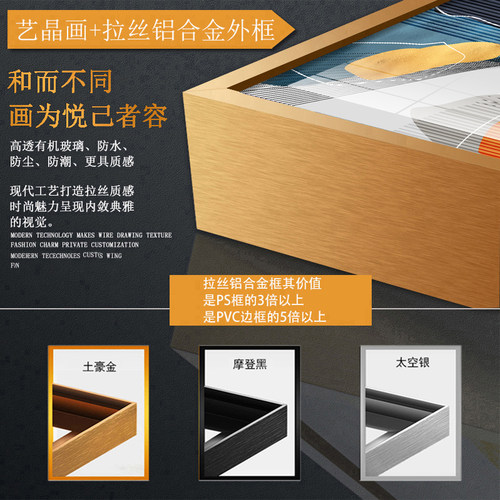 抽象玄关装饰画轻奢走廊尽头过道墙壁画竖版现代简约客厅线条挂画 - 图3
