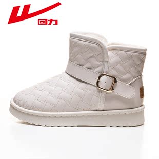 回力雪地靴清仓女鞋秋冬季