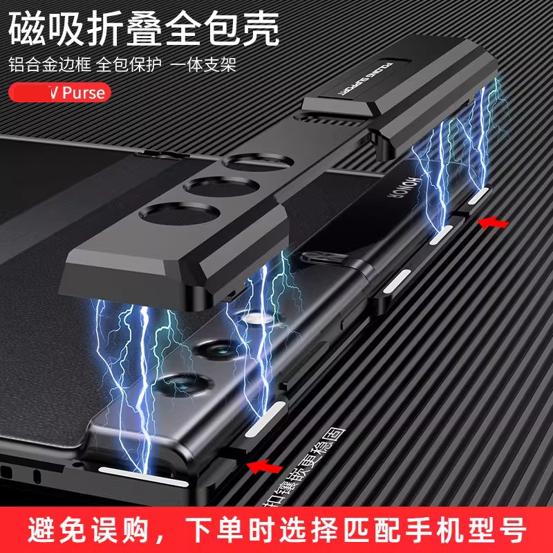 Foldable and unfoldable VPurse phone case