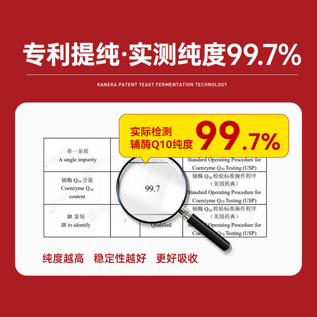 Letweijian high content coenzyme q10 heart protector heart health product official flagship 200mg 60 capsules * 3 ຂວດ