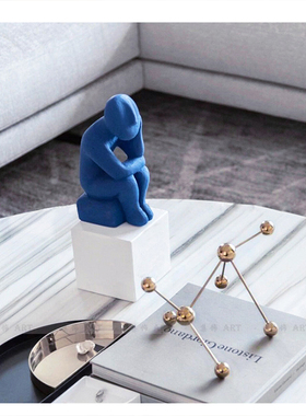 样板房客厅茶几托盘组合软装配饰