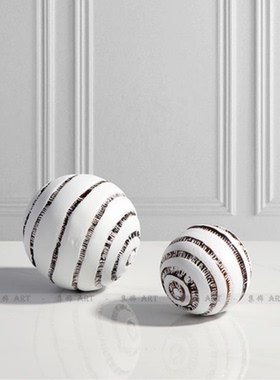 餐厅餐盘摆件现代欧风轻奢