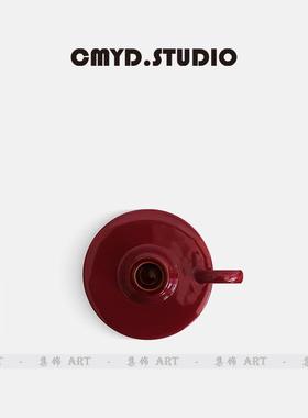 飞碟烛台中古香薰高脚欧