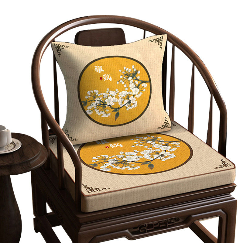 新中式椅子新款沙发坐垫太师椅垫海绵座垫餐椅实木官帽椅圈椅茶椅,淘宝优惠券,粉丝福利购,淘宝优惠卷