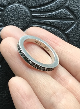 十字架镶嵌指环男女款情侣对戒