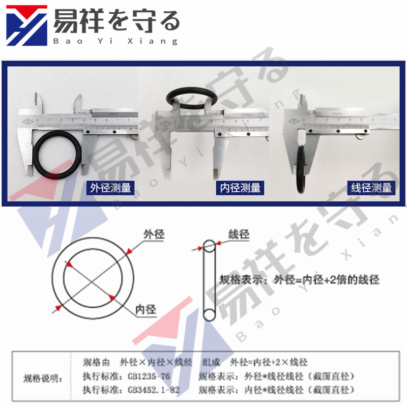 进口VITON美标AS568氟胶01/02/03/04/-932*1.78o形圈O型圈FKM FPM - 图2