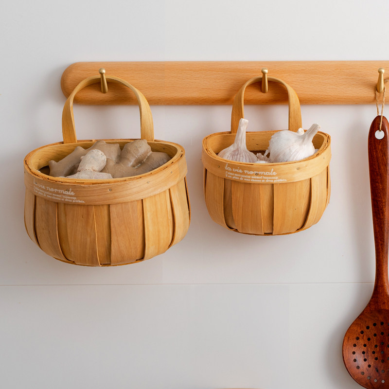 姜蒜收纳筐生姜大蒜小挂篮装放蒜头编织篮挂式小篮子厨房葱姜蒜盒,淘宝优惠券,粉丝福利购,淘宝优惠卷