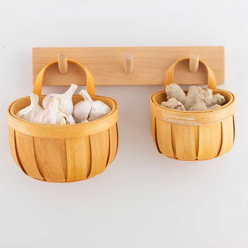 姜蒜收纳筐生姜大蒜小挂篮装放蒜头编织篮挂式小篮子厨房葱姜蒜盒,淘宝优惠券,粉丝福利购,淘宝优惠卷
