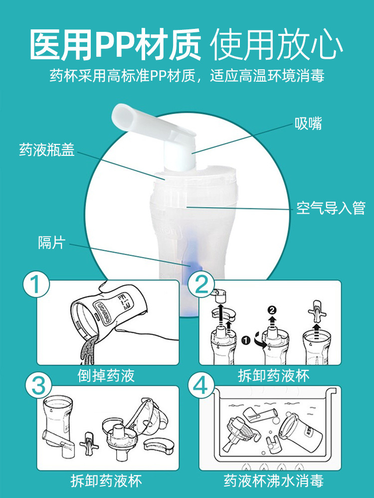 欧姆龙NE-C28雾化机家用儿童成人婴幼儿家用雾化器压缩式旗舰店ZP-图1