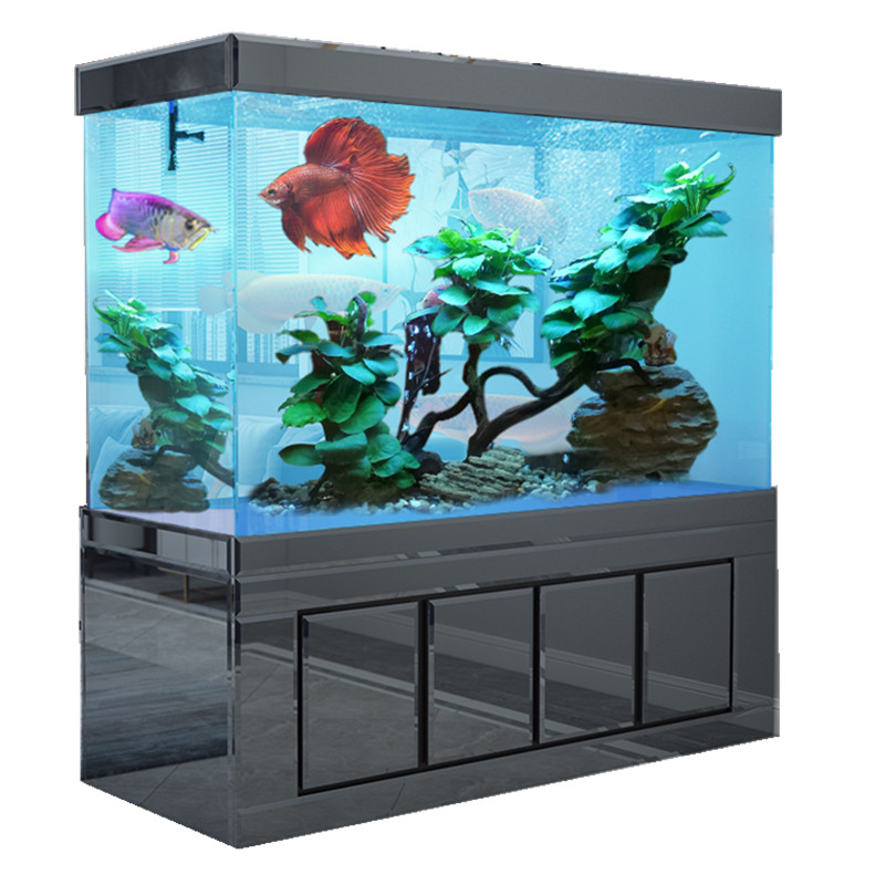 鱼缸家用客厅大小型底滤轻奢鱼缸2025新款超白玻璃水族箱金龙鱼缸,淘宝优惠券,粉丝福利购,淘宝优惠卷