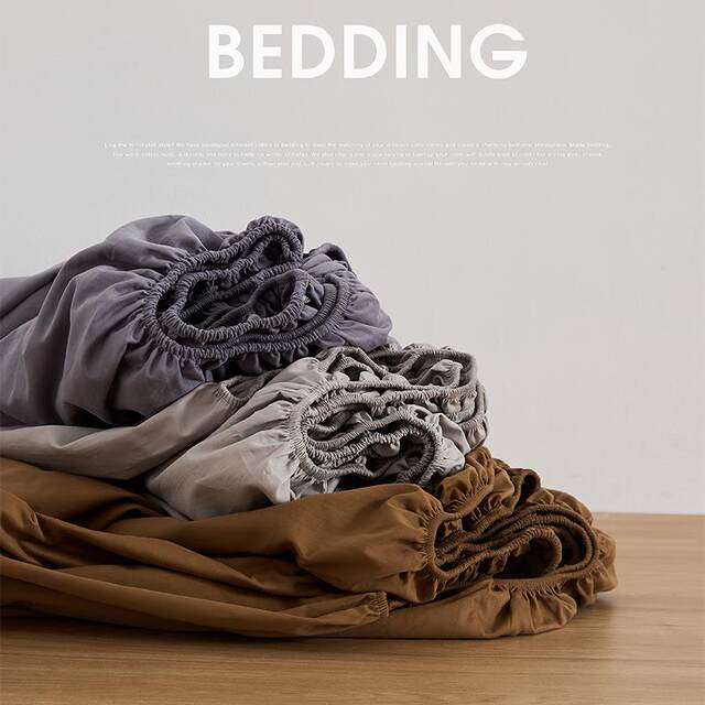 Single product丨At one touch warm quilt cover bed sheets bed cover pillow case S100 long velvet cotton gently polished plain color simple autumn and winter
