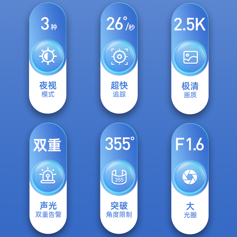 大华4g球机高清监控摄像头手机wifi360全景无线远程室外监控器