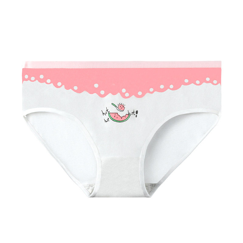 内裤女纯棉无痕全棉裆女士内裤女生底裤新款中腰日系少女短裤衩头,淘宝优惠券,粉丝福利购,淘宝优惠卷