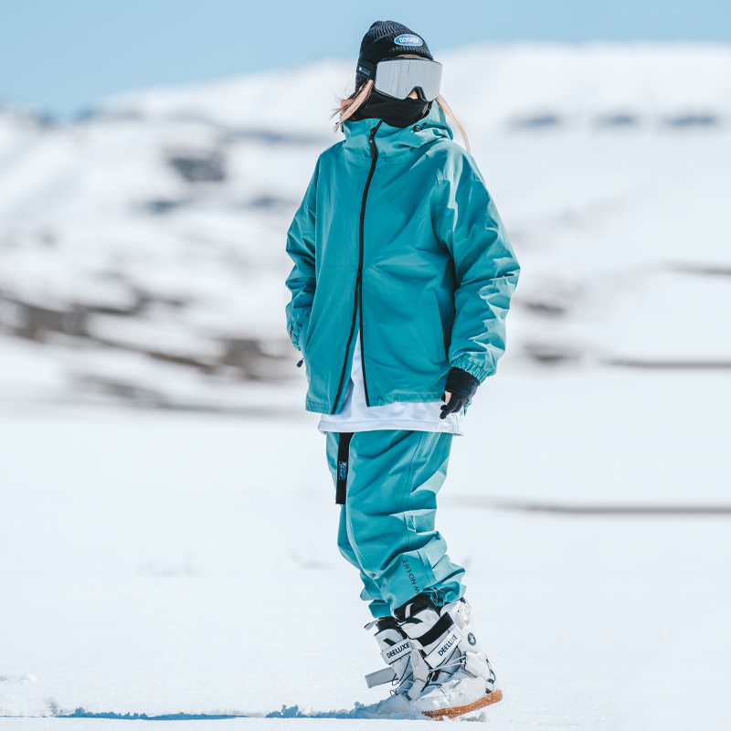 DOOREK新款单板双板滑雪服套装男款女款装备加棉防水韩版宽松大码-图2