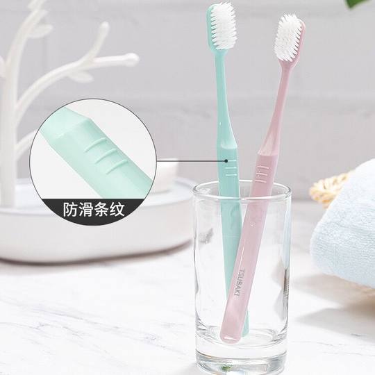 5支装丝蓓绮家庭细软毛牙刷家用成人情侣清洁护龈马卡龙色男女士