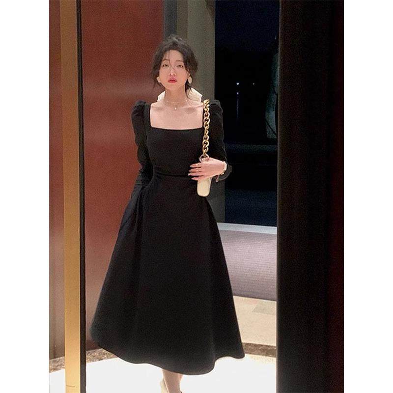 大码女装法式气质酒红色生日礼服高级感敬酒服平时可穿长袖连衣裙,淘宝优惠券,粉丝福利购,淘宝优惠卷