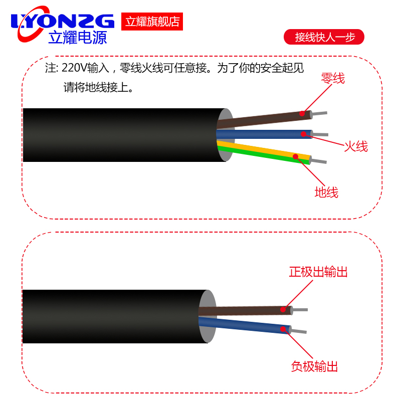 防水开关电源220V转12V24V牌匾LED灯箱变压器50w100W250W300W400W - 图3