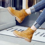 Martens, высокие универсальные короткие сапоги в английском стиле, 2020, из натуральной кожи, в британском стиле, в корейском стиле